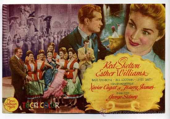 Cine: ESCUELA DE DE SIRENAS, con Esther Williams. - Foto 2