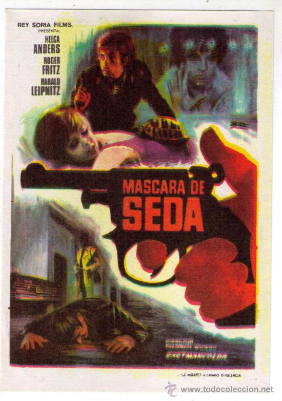 Cine: MASCARA DE SEDA - HELGA ANDERS - 1968 - SIN PUBLICIDAD - Foto 1