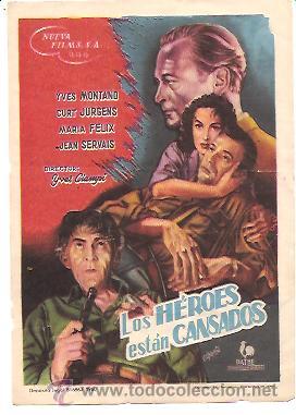 Cine: PROGRAMA LOS H&Eacute;ROES EST&Aacute;N CANSADOS - Foto 1