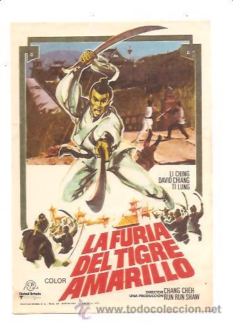 Cine: PROGRAMA LA FURIA DEL TIGRE AMARILLO - Foto 1