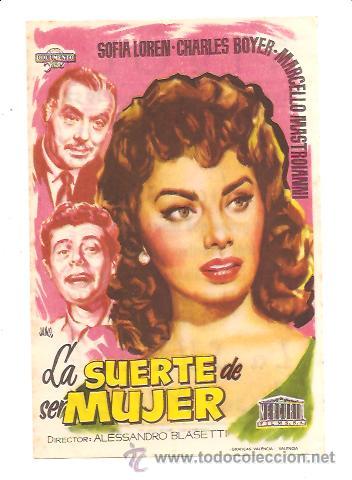Cine: PROGRAMA LA SUERTE DE SER MUJER - Foto 1