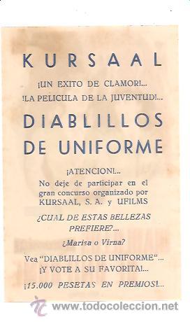 Cine: PROGRAMA DIABLILLOS DE UNIFORME - Foto 2