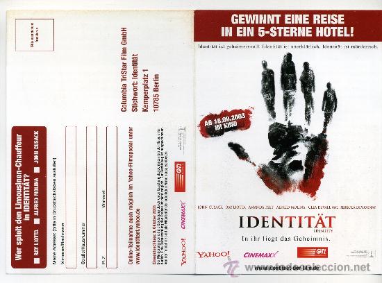 Cine: IDENTIT&Auml;T, con John Cusack. - Foto 1