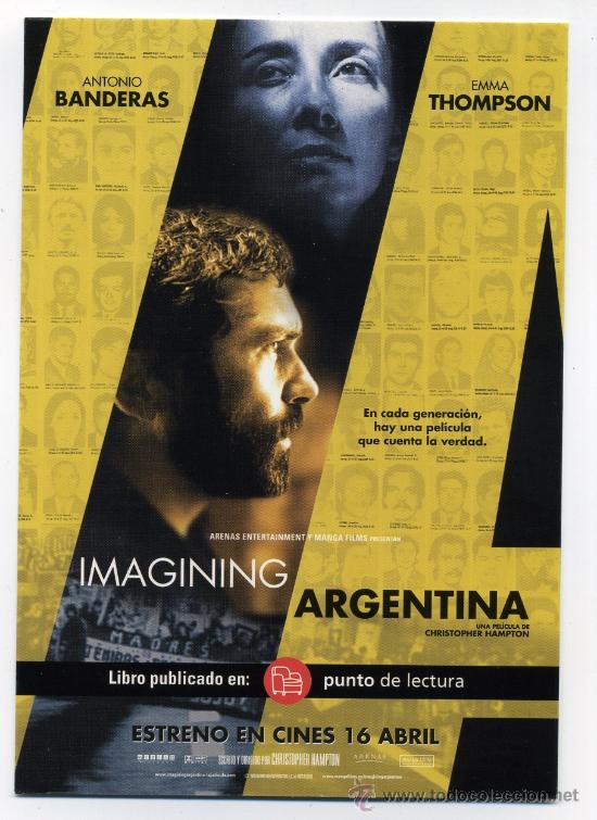 Cine: IMAGINING ARGENTINA, con Antonio Banderas. - Foto 1