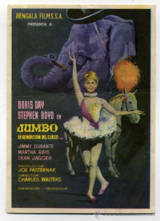 Cine: JUMBO, con Doris Day.