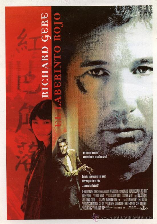 Cinema: EL LABERINTO ROJO, con Richard Gere.