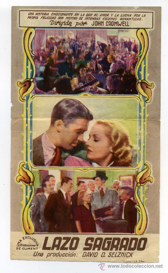 Cine: LAZO SAGRADO, con James Stewart.