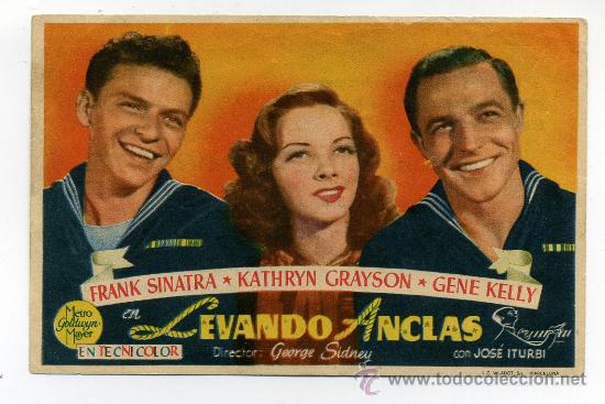 Cine: LEVANDO ANCLAS, con Frank Sinatra. - Foto 1