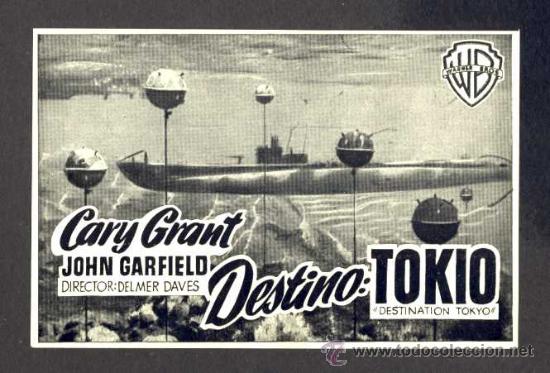 Cine: Programa de cine DESTINO TOKIO (Gary Grant, John Garfield) - Foto 1