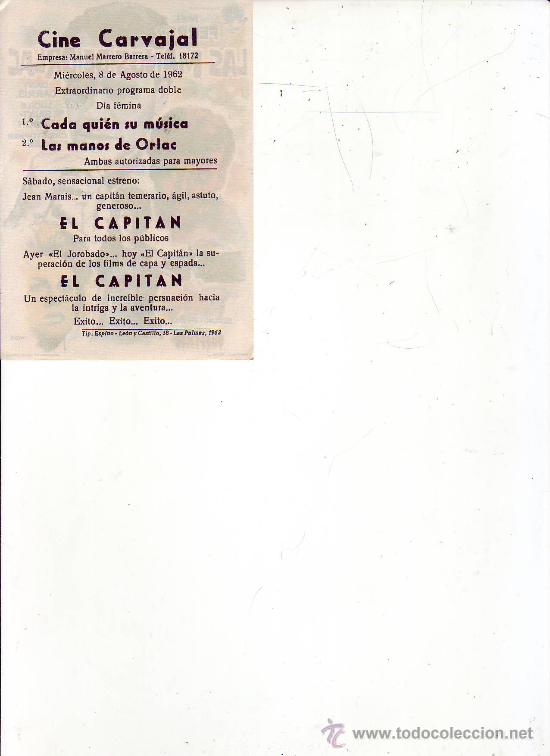 Cine: las manos de orlac  c/p - Foto 2