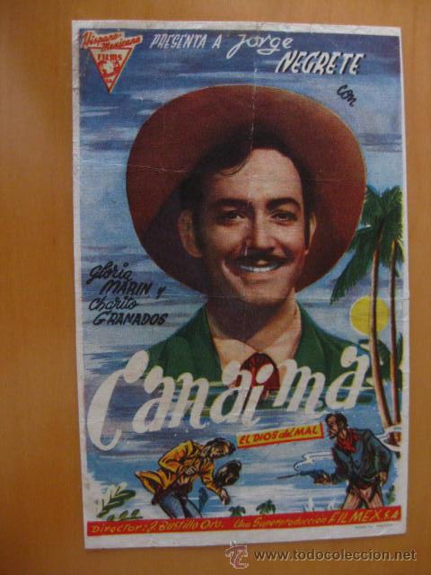 Cine: CANAIMA. JORGE NEGRETE. - Foto 1