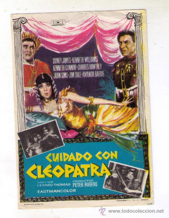 Cine: CUIDADO CON CLEOPATRA - SIDNEY JAMES - 1960 - SIN PUBLICIDAD