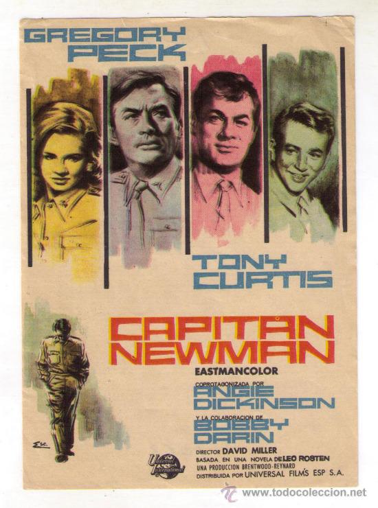 Cine: CAPITAN NEWMAN - GREGORY PECK - 1963 - SIN PUBLICIDAD