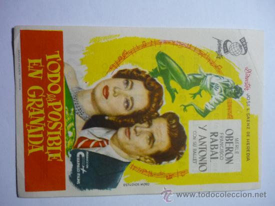 Cine: PROGRAMA MANO TODO ES POSIBLE EN GRANADA-publicidad - Foto 1