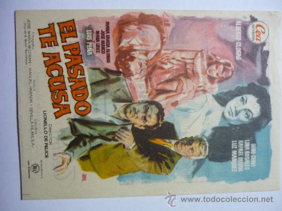 Cine: PROGRAMA MANO EL PASADO TE ACUSA- sello tampon - Foto 1
