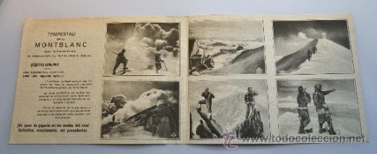 Cine: PROGRAMA DE MANO TEMPESTAD EN EL MONTBLANC. 1932 - Foto 3