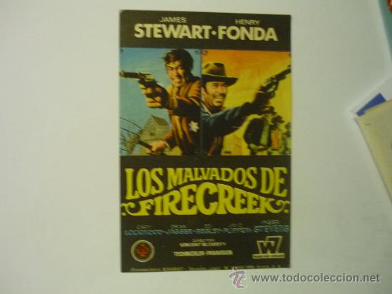 Cine: PROGRAMA CINE LOS MALVADOR DE FIRECREEK - Foto 1
