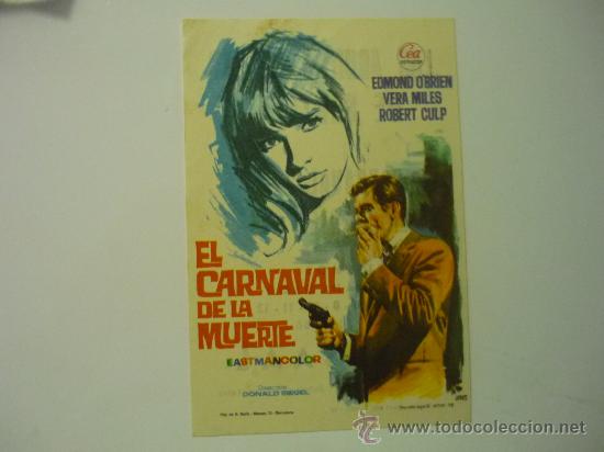  Foglietti di film di film antichi di cinema: programa de cine el carnaval de la muerte publicidad casablanca.-orihuela??