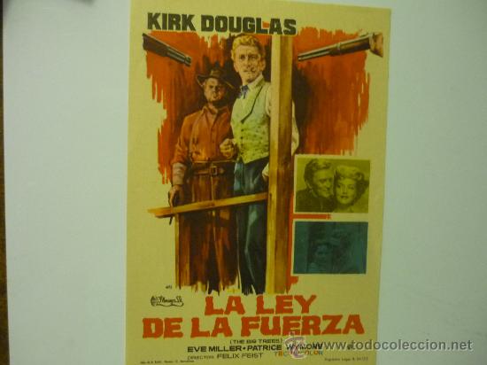 Cine: PROGRAMA MANO LA LEY DE LA FUERZA publicidad - Foto 1