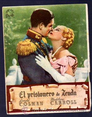 Cine: PROGRAMA DE CINE EL PRISIONERO DE ZENDA, CON PUBLICIDAD - Foto 1