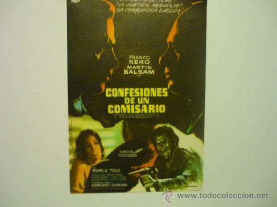 Cine: PROGRAMA CINE CONFESIONES DE UN COMISARIO - Foto 1