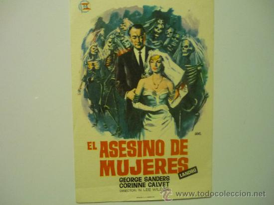 Cine: PROGRAMA CINE EL ASESINO DE MUJERES - Foto 1