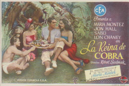 Cine: La Reina de Cobra. Sencillo de CEA.   &iexcl;IMPECABLE! - Foto 1