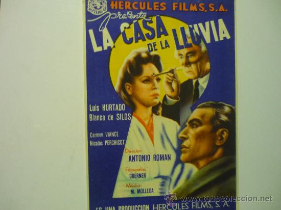 Cine: PROGRAMA MANO LA CASA DE LA LLUVIA - Foto 1