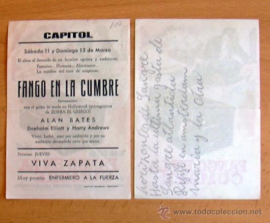 Cine: Fango en la cumbre - dos programas con diferente distribuidora - Con publicidad - Foto 2