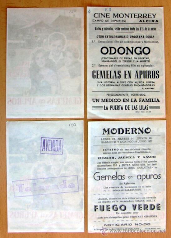 Cine: Gemelas en apuros - 4 programas con diferente distribuidora - Con publicidad - Foto 2