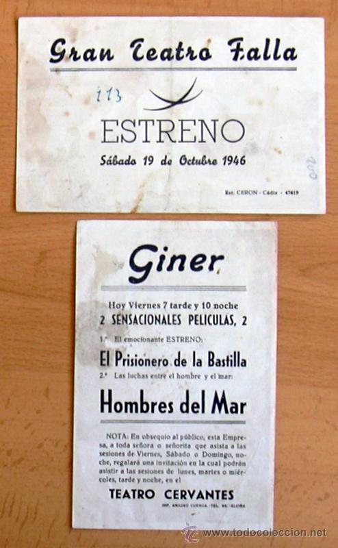 Cine: Hombres del mar - 2 programas con diferente distribuidora - Con publicidad - Foto 2