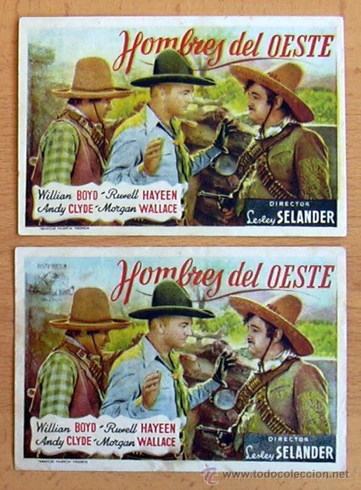 Cine: Hombres del oeste - 2 programas con diferente distribuidora - Con publicidad - Foto 1