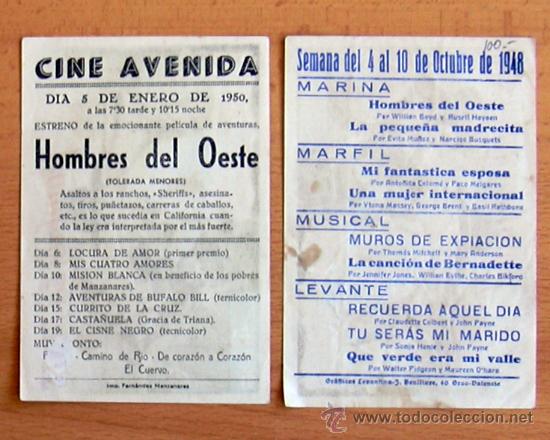 Cine: Hombres del oeste - 2 programas con diferente distribuidora - Con publicidad - Foto 2