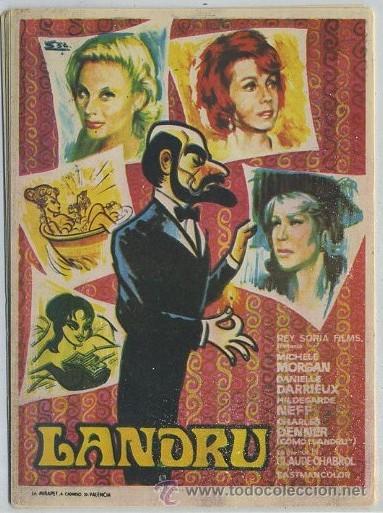 Cine: PROGRAMA DE CINE: LANDRU PC-1870 ,3 - Foto 1