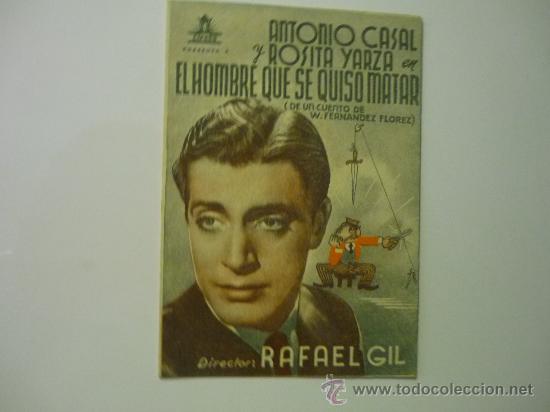 Cine: PROGRAMA DOBLE EL HOMBRE QUE SE QUISO MATAR - Foto 1