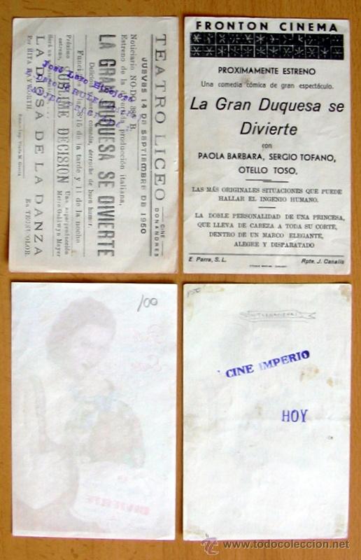 Cine: La gran duquesa se divierte - 4 programas con diferente distribuidora - Con publicidad - Foto 2