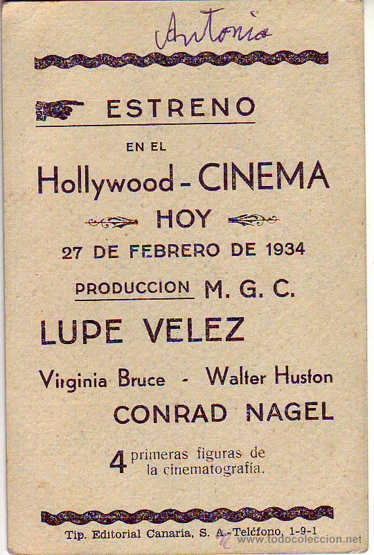 Cine: congo - tarjeta - c/p - Foto 2
