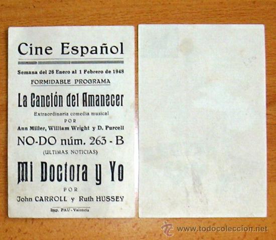 Cine: Mi doctora y yo - 2 programas con diferente distribuidora - Con publicidad - Foto 2
