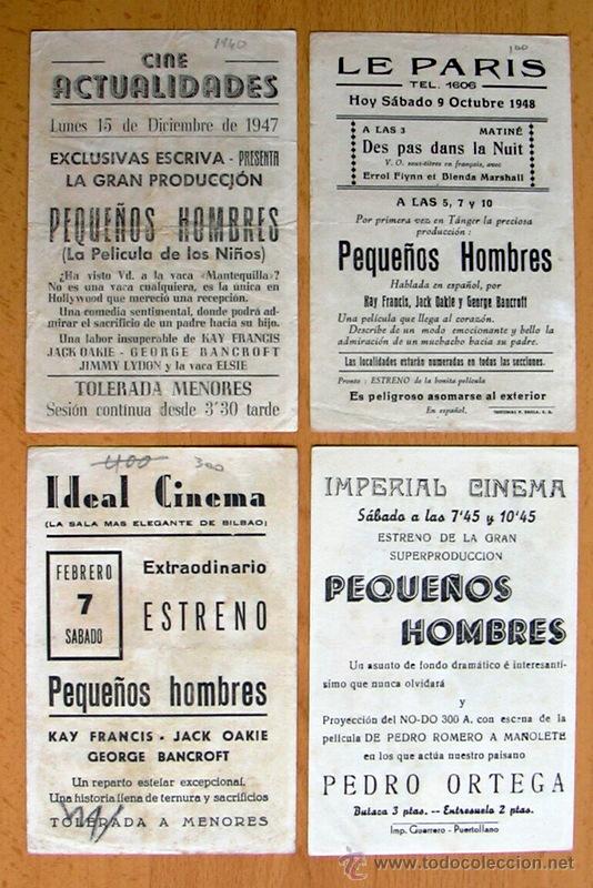 Cine: Peque&ntilde;os hombres - 4 programas con diferente distribuidora - Con publicidad - Foto 2