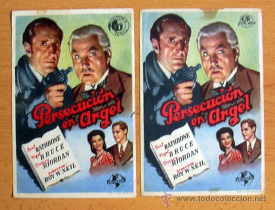 Cine: Persecuci&oacute;n en Argel - 2 programas con diferente distribuidora - Con publicidad - Foto 1