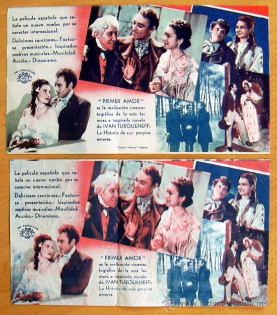 Cine: Primer amor - 2 programas con diferente color de impresi&oacute;n - Con publicidad - Foto 2