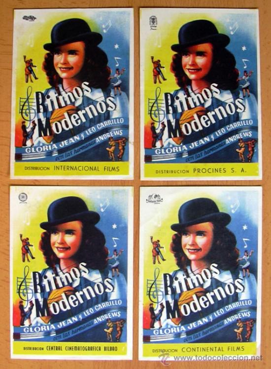 Cine: Ritmos modernos - 4 programas con diferente distribuidora - Con publicidad - Foto 1