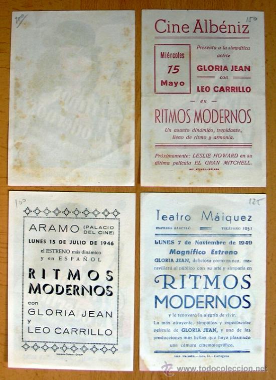 Cine: Ritmos modernos - 4 programas con diferente distribuidora - Con publicidad - Foto 2