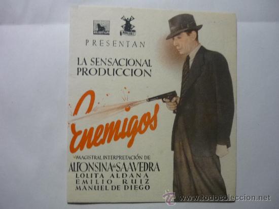 Cine: PRPGRAMA CINE DOBLE ENEMIGOS - Foto 1