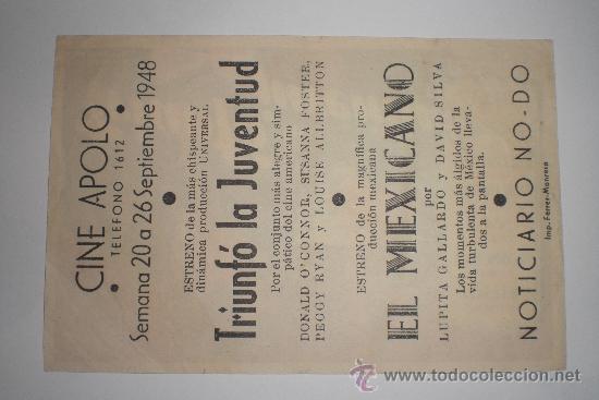 Cine: TRIUNFO LA JUVENTUD - Foto 2