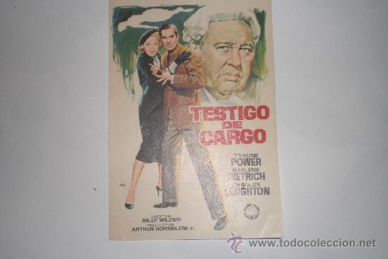 Cine: TESTIGO DE CARGO - Foto 1