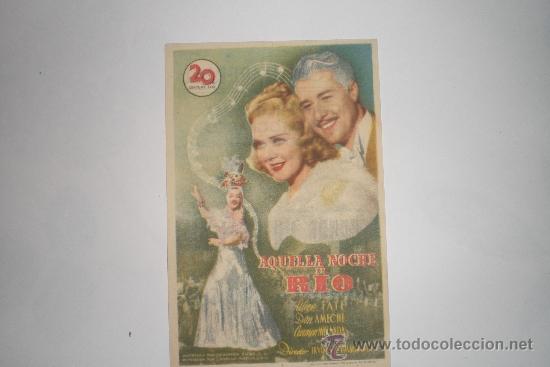 Cine: AQUELLA NOCHE EN RIO - Foto 1