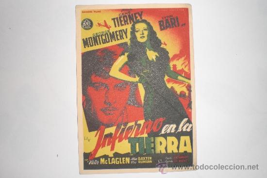 Cine: INFIERNO EN LA TIERRA. - Foto 1