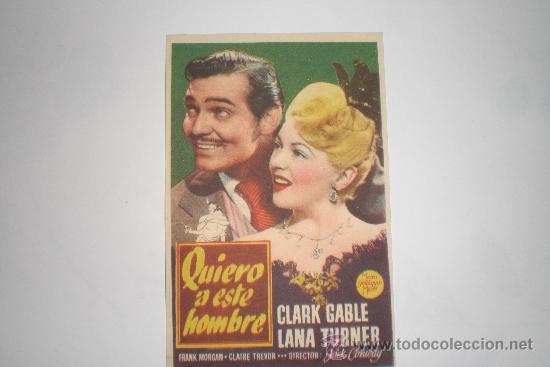 Cine: QUIERO A ESTE HOMBRE - - Foto 1