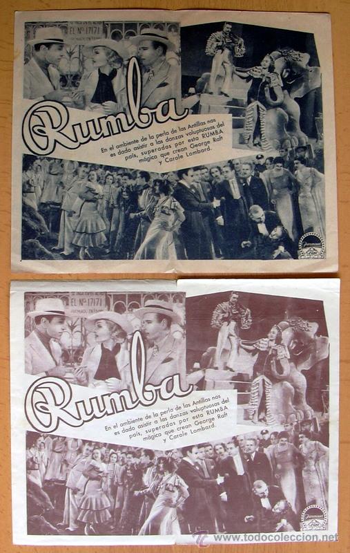 Cine: Rumba - 2 programas con diferente color de impresi&oacute;n - Con publicidad - Foto 2